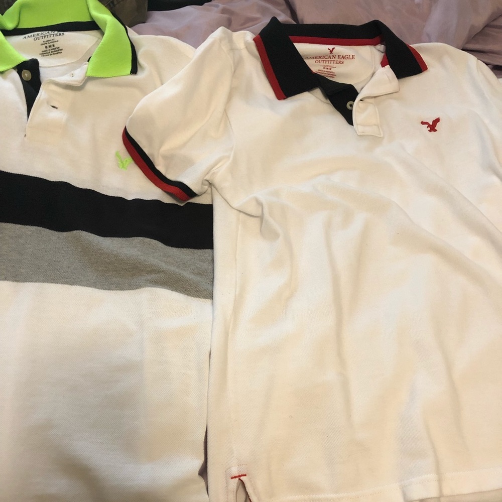 2 American Eagles polo shirts